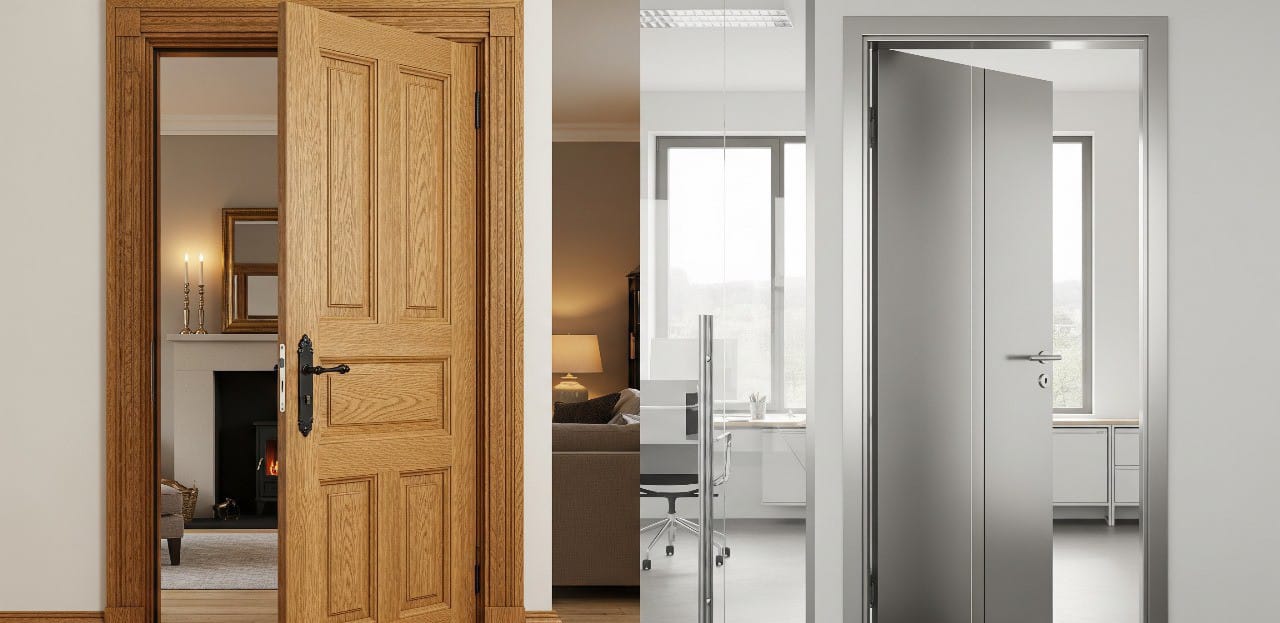 Wooden Doors and Metal Doors - Premium door designs and professional installation